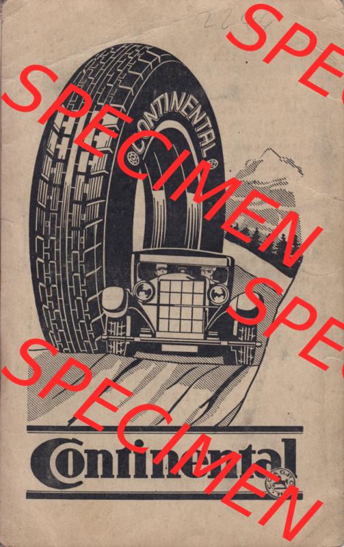 Land Preußen, Hannover um 1930 Continental Straßenkarte Karte 20. für Hannover, für Rad- und Kraftfahrer Landkarte / Straßenkarte von Continental um den... Sammlung