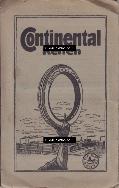 Karte 10 Groningen, für Rad- und Kraftfahrer, Straßenkarte von Continental um den Zeitraum 1930 Sammlung