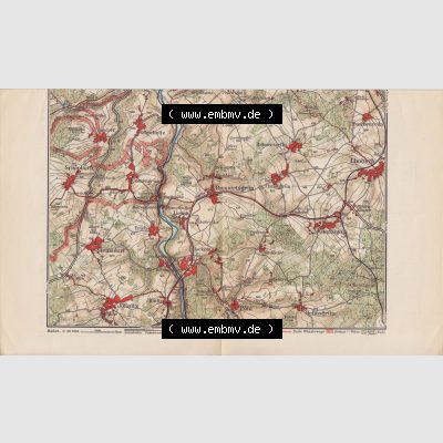 Land Thüringen, Um 1930 Umgebung von Greiz-Jocketa, Verlag Paul Lissel, Leipzig. Alte Landkarten aus dem Deutschen Reich können hier im online Katalog und Datenbank von... Sammlung
