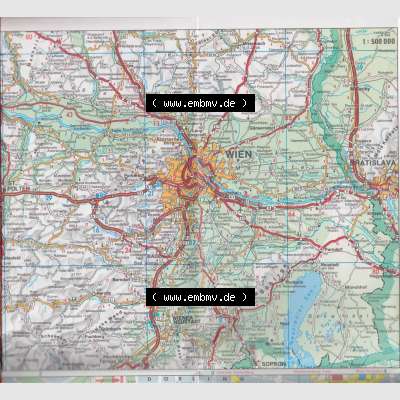 Hallwag Verlag, Straßenverzeichnis Wien in Österreich, Stadtplan mit U-Bahn Umgebungskarte (0007). Teilkarte Teil III. Wiener Stadtplan Maßstab 1:12500... Sammlung