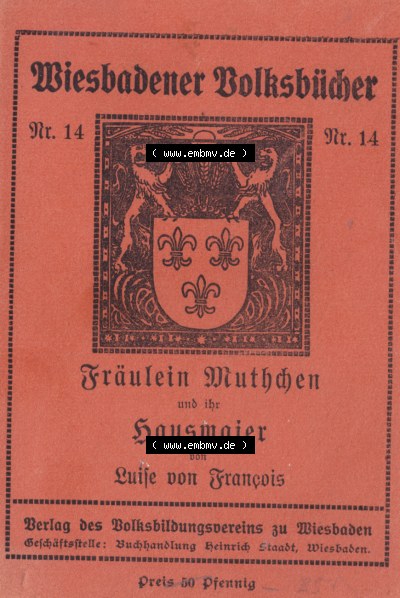 Wiesbadener Volksbücher, Cover und Inhaltsverzeichnis Sammlung