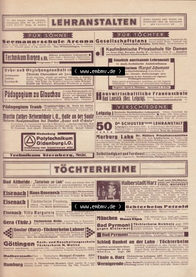 Welt und Haus 1932 Sammlung