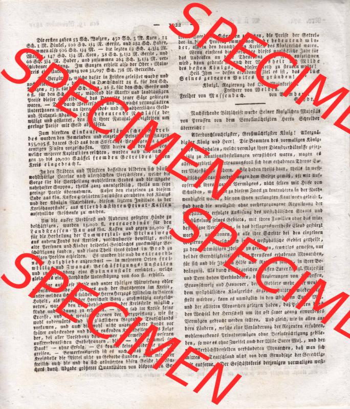 1807-1833, Bayern München: Baierische National-Zeitung 1817, Nr. 274, von München, Mittwoch den 19. November 1817, Charlotte Augusta von Wales... Sammlung