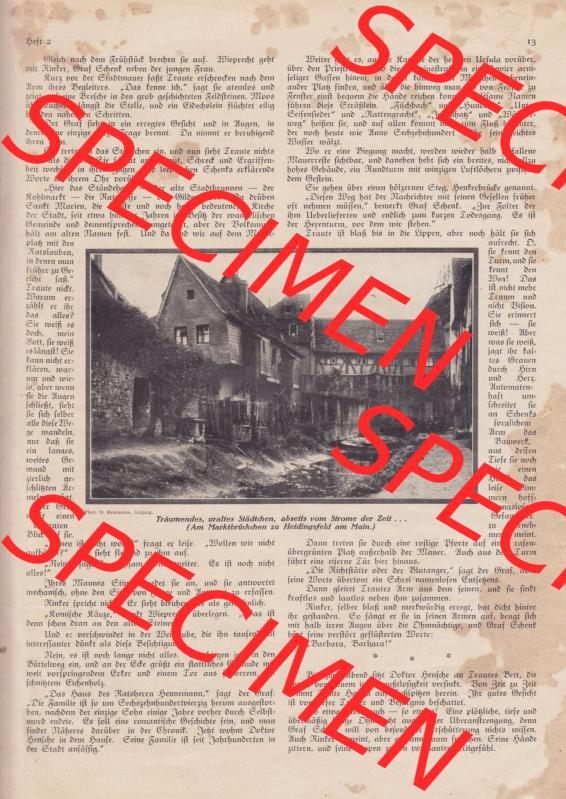 Weimarer Republik Zeitschrift Welt und Haus 1932, 32. Jahrgang, Heft Nr. 2, vom 8. Oktober 1932, Seite 13, Digitales Bild einer Seite der Welt und Haus-Zeitschrift... Sammlung