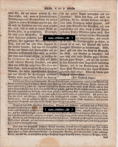 Leipziger Zeitungen 1773 Sammlung