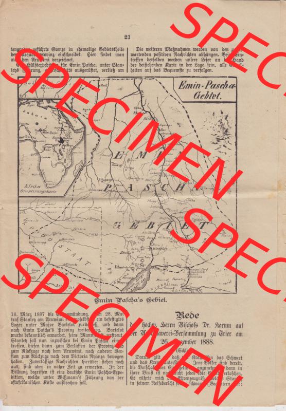 Deutsches Kaiserreich Bonn, Sonntagsblatt Illustrierte Beilage zur Deutschen Reichs-Zeitung 1889, Zeitung Nr. 3, 20. Januar 1889, Sonntagsblatt Seite 21 Sammlung