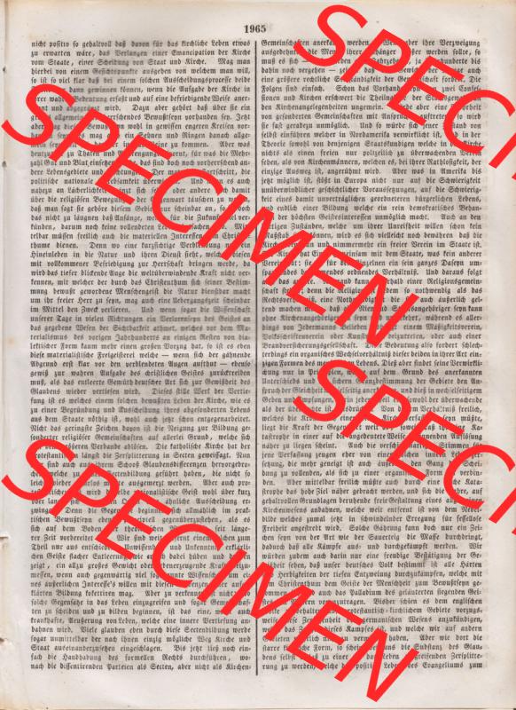 Deutscher Bund und „Heilige Allianz“, Allgemeine Zeitung 1845, Zeitschrift Nr. 246 vom Mittwoch den 3. September 1845, Seite 1965 (1) Sammlung