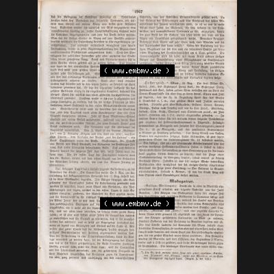 Deutscher Bund und „Heilige Allianz“, Allgemeine Zeitung 1845, Zeitschrift Nr. 246 vom Mittwoch den 3. September 1845, Seite 1967 (1) Sammlung