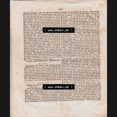 1807-1882, Allgemeine Zeitung 1807, Nr. 261, Freitag den 18 September 1807, Seite 1042 Sammlung