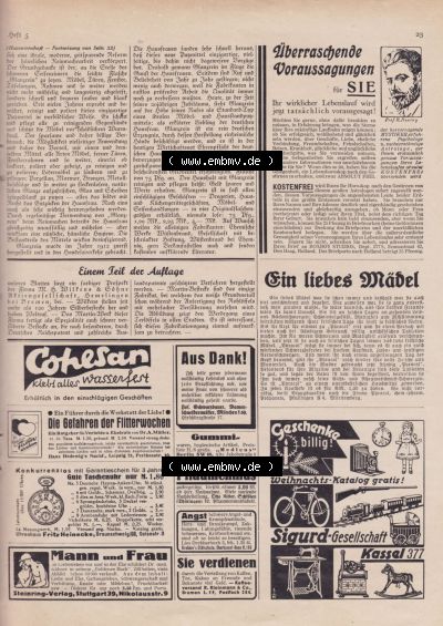 Welt und Haus 1932 Sammlung