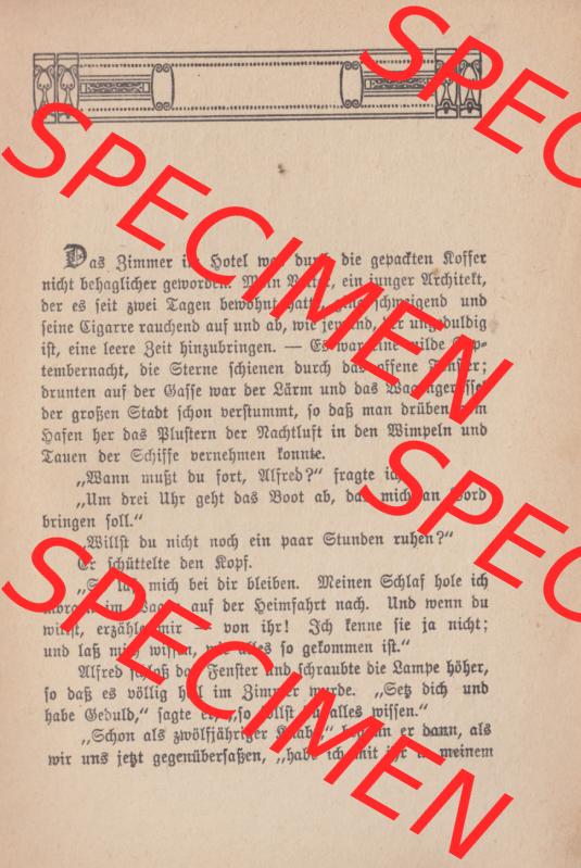 Weimarer Republik Wiesbadener Volksbücher 1920, Heft / Buch Nr. 17, Jenseit des Meeres (6) Sammlung