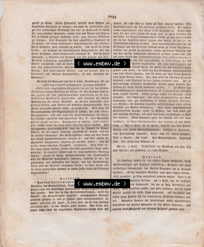 Allgemeine Zeitung 1807 Sammlung