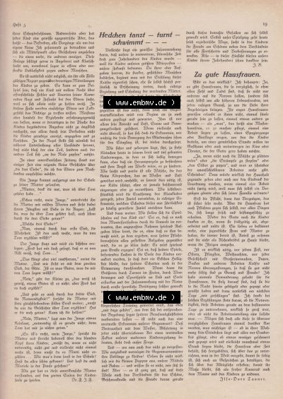 Welt und Haus 1932, Zu gute Hausfrauen Sammlung