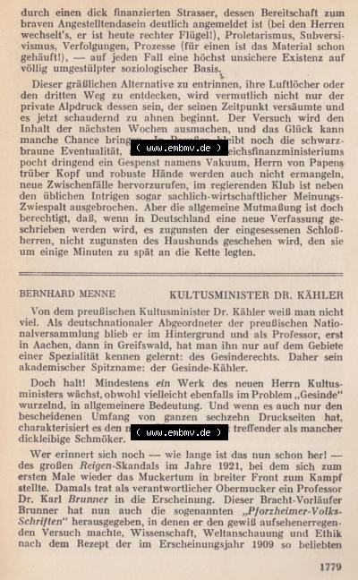 Schwarzschild - Das Tagebuch 1932, Das Dilemma des Angestellten Sammlung