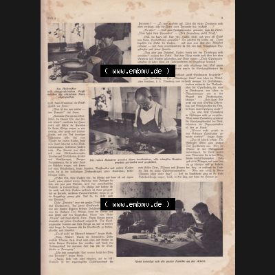 Weimarer Republik Zeitschrift Welt und Haus 1932, 32. Jahrgang, Heft Nr. 2, vom 8. Oktober 1932, Seite 9, Digitales Bild einer Seite der Welt und Haus-Zeitschrift... Sammlung