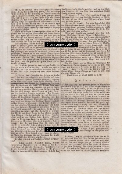 Allgemeine Preußische Staats-Zeitung 1825 Sammlung