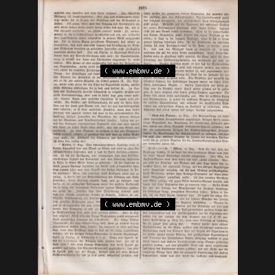 Deutscher Bund und „Heilige Allianz“, Allgemeine Zeitung 1845, Zeitschrift 247, vom 4. September 1845, Seite 1975, Artikel über Deutschland... Sammlung