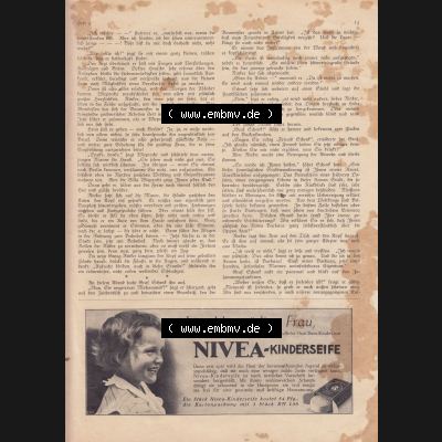 Weimarer Republik Zeitschrift Welt und Haus 1932, 32. Jahrgang, Heft Nr. 2, vom 8. Oktober 1932, Seite 15, Digitales Bild einer Seite der Welt und Haus-Zeitschrift... Sammlung