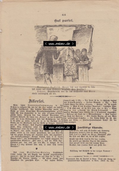 Deutschen Reichs-Zeitung 1888 Sammlung