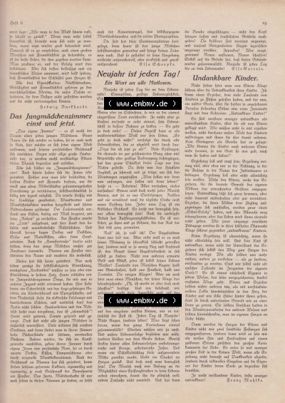 Welt und Haus 1932, Das Jungmädchen-zimmer einst und jetzt Sammlung