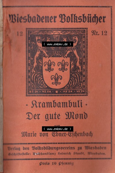 Wiesbadener Volksbücher, Cover und Inhaltsverzeichnis Sammlung