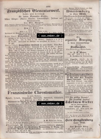 Allgemeine Zeitung 1845 Sammlung