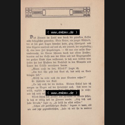 Weimarer Republik Wiesbadener Volksbücher 1920, Heft / Buch Nr. 17, Jenseit des Meeres (6) Sammlung