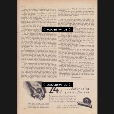 Weimarer Republik Zeitschrift Welt und Haus 1932, 32. Jahrgang, Heft Nr. 5, vom 29. Oktober 1932, Seite 17, 24g ... dafür solch... Sammlung