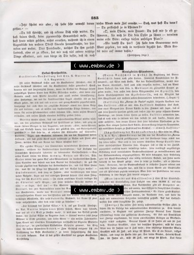 Der Humorist 1844 Sammlung