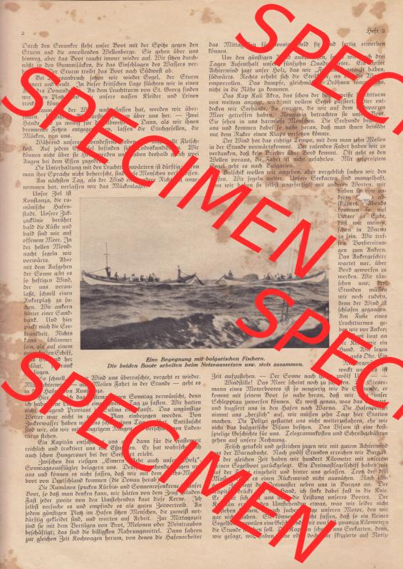 Weimarer Republik Zeitschrift Welt und Haus 1932, 32. Jahrgang, Heft Nr. 2, vom 8. Oktober 1932, Seite 2, Digitales Bild einer Seite der Welt und Haus-Zeitschrift... Sammlung