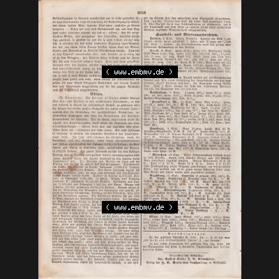Deutscher Bund und „Heilige Allianz“, Allgemeine Zeitung 1845, Nr. 257. vom Sonntag den 14. September 1845, Seite 2056, China und... Sammlung