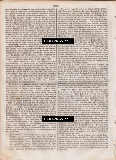 Deutscher Bund und „Heilige Allianz“, Allgemeine Zeitung 1845, Nr. 257. vom Sonntag den 14. September 1845, Seite 2054, Artikel... Sammlung