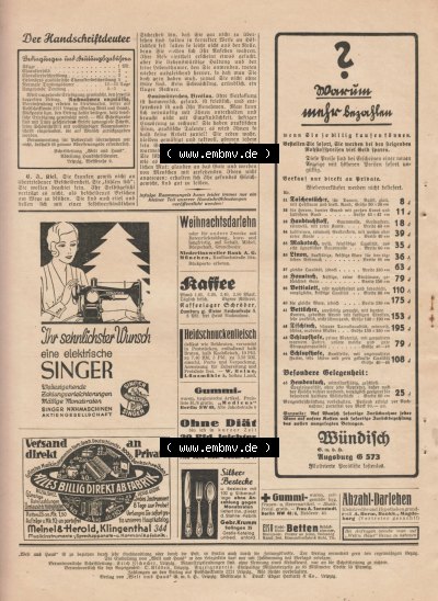 Welt und Haus 1932 Sammlung