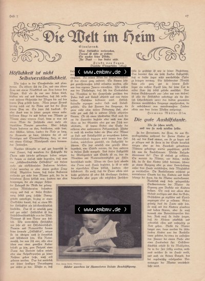 Welt und Haus 1932 Sammlung