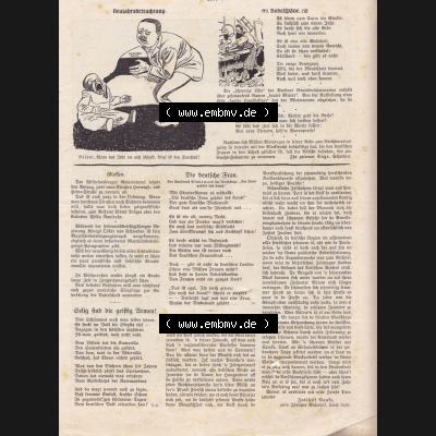 Der wahre Jacob 1908, Satire-Zeitschrift Blatt 560, Seite 5671, Neujahrsbetrachtung - Die deutsche Frau und Selig sind die geistig Armen! Sammlung