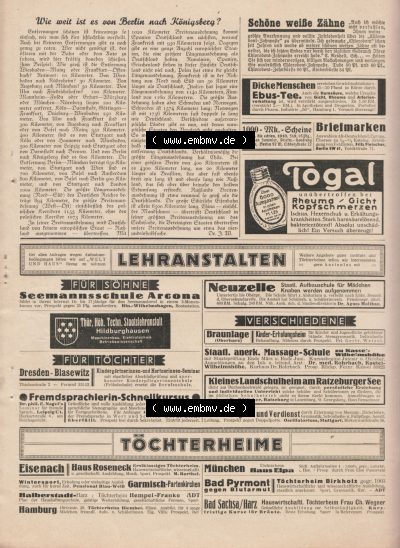Welt und Haus 1932 Sammlung