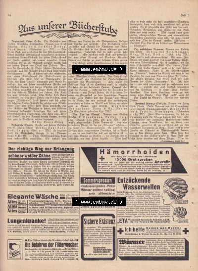 Welt und Haus 1932 Sammlung