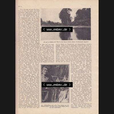 Zeitschrift Welt und Haus 1932 Heft 9 von 26. November 1932, Seite 3, Das Deutsche Familienblatt, Artikel Fortsetzung II. Zwischen Atlantik und Pazifik, Erlebnisse... Sammlung