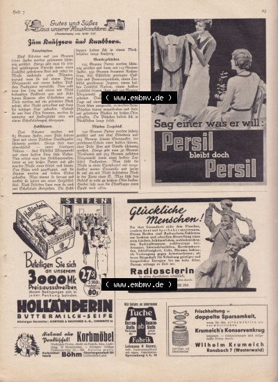 Welt und Haus 1932 Sammlung
