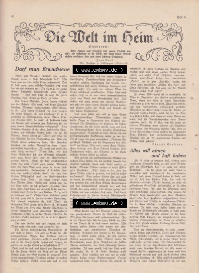 Welt und Haus 1932 Sammlung