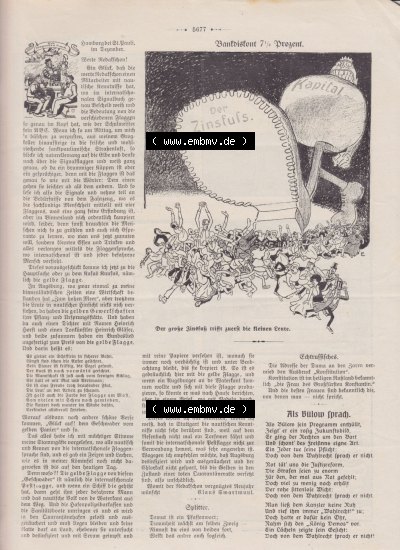 Der wahre Jacob 1908, Satire-Zeitschrift Blatt 560, Seite 5677, Basisfont 7 Prozent, Hamburg bei St. Pauli im Dezember, Der Große... Sammlung