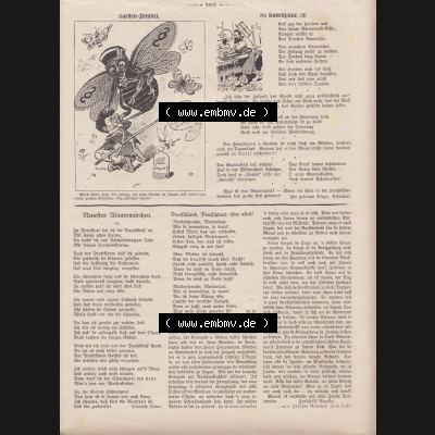 Der wahre Jacob 1908, Satire-Zeitschrift Blatt 561, Seite 5687, Garten Eden, Neustes Wintermärchen VI. Sammlung