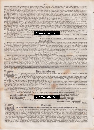 Deutscher Bund und „Heilige Allianz“, Allgemeine Zeitung 1845, vom Sonntag den 14. September 1845, Beilage zur Allgemeinen... Sammlung
