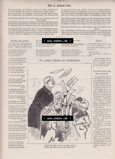 Der wahre Jacob 1908, Satire-Zeitschrift Blatt 562, Seite 5704, Am 12. Januar 1908, Gerecht und Gesund, Die zerstörte Illusion... Sammlung