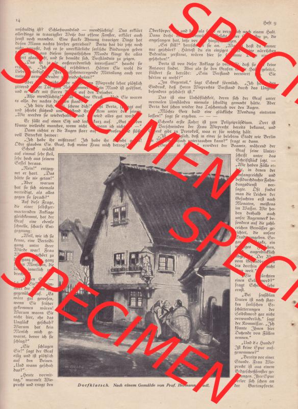 Zeitschrift Welt und Haus 1932 Heft 9 von 26. November 1932, Seite 14, Roman Fortsetzung - Kommt wieder, Menschenkinder von Grete Neumann - Löchitz in Zeitschrift Das Deutsche... Sammlung