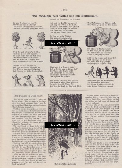 Der wahre Jacob 1908, Satire-Zeitschrift Blatt 560, Seite 5675, Die Geschichte vom Rislas und den Tintenbuben Sammlung