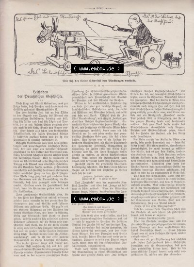 Der wahre Jacob 1908, Satire-Zeitschrift Blatt 567, Seite 5778, Leitfaden der Preußischen Geschichte, Stuttgart vom 14. April... Sammlung