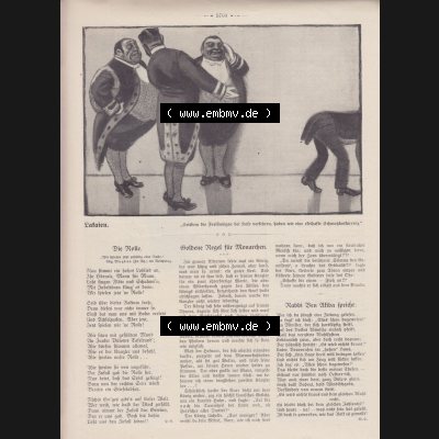 Der wahre Jacob 1908, Satire-Zeitschrift Blatt 566, Seite 5760, Latein, Seitdem die Freifinnigen bei Hofe verehren, haben wir eine edelhafte Schutz-konkurenz, Satire... Sammlung
