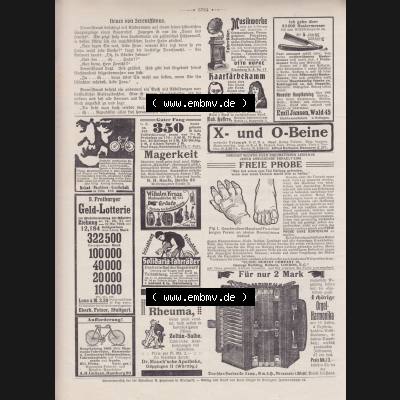 Der wahre Jacob 1908, Satire-Zeitschrift Blatt 567, Seite 5784, Neues von Serenissimus, Stuttgart vom 14. April 1908 Sammlung