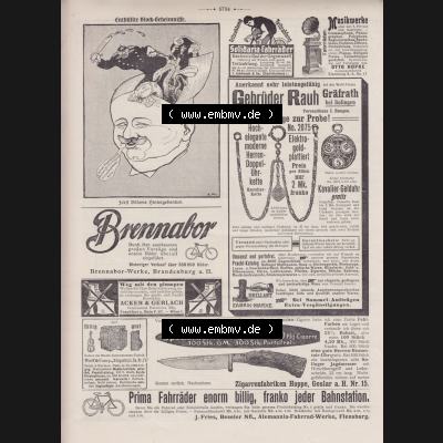 Der wahre Jacob 1908, Satire-Zeitschrift Blatt 564, Seite 5734, Enthüllte Block-Geheimssse, - Satirische-Karikatur , Satirische Zeitung vom 3. März 1908 Sammlung